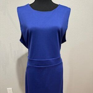 JACLYN SMITH WOMEN'S ROYAL BLUE SLEEVELESS DRESS